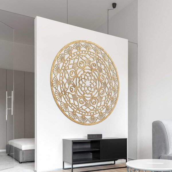 SENTOP | Dřevěná mandala na zeď – Symbol harmonie a pozitivní energie I SENTOP PR0176