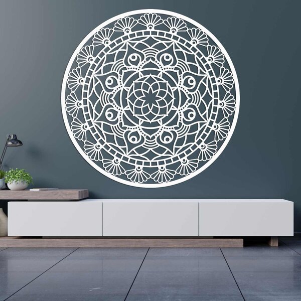 SENTOP | Dřevěná mandala na zeď – Symbol harmonie a pozitivní energie I SENTOP PR0176