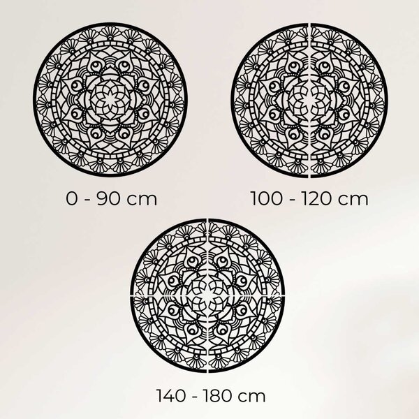 SENTOP | Dřevěná mandala na zeď – Symbol harmonie a pozitivní energie I SENTOP PR0176