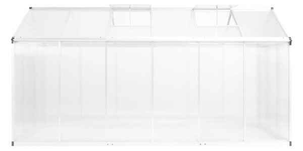 Skleník hliníkový 362 x 190 x 195 cm 13,41 m³