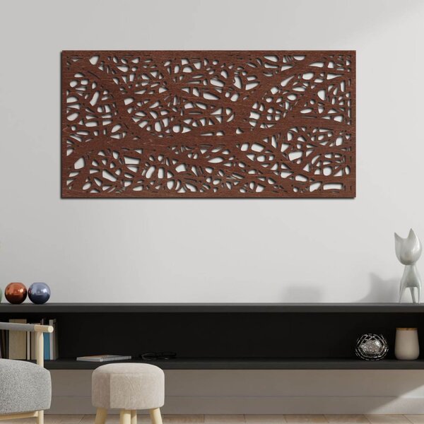 Dřevěný obraz z překližky strom s větvemi - STYLO: Překližka Topol - Honey 3071 80 x 40 cm 3784-107739 PR0193