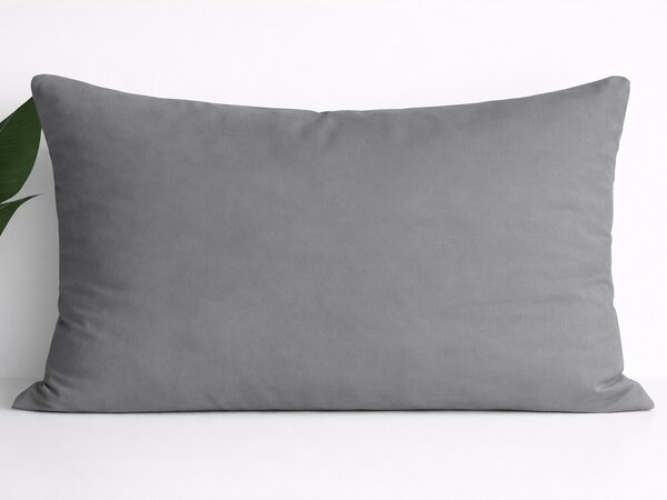 XPOSE® Bavlněný povlak na polštář MICHAELA - tmavě šedý 50x60 cm