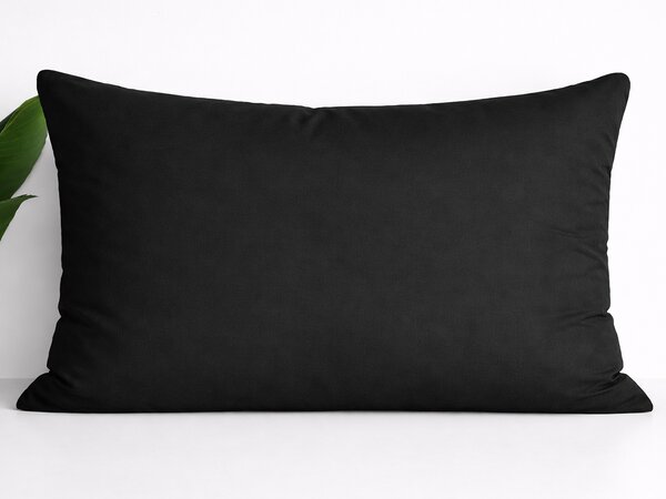 XPOSE® Bavlněný povlak na polštář MICHAELA DUO - černý/béžový 40x60 cm