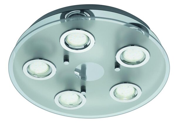Eglo 54563 - LED Stropní svítidlo 5xGU10/3W/230V lesklý chrom
