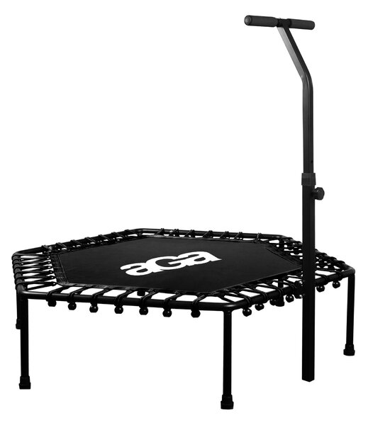 Aga FITNESS Trampolína 130 cm Black + madlo