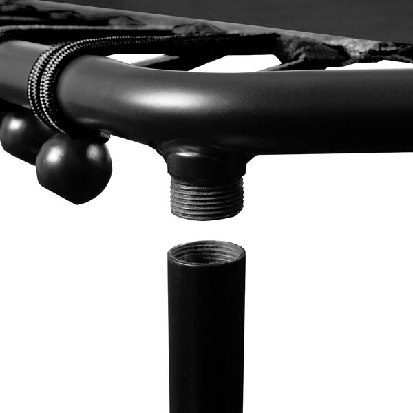 Aga FITNESS Trampolína 130 cm Black + madlo