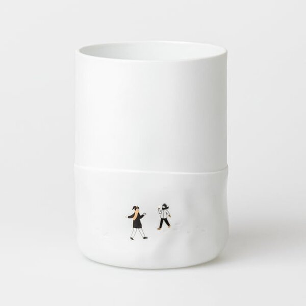 Porcelánová váza Snowball Fight