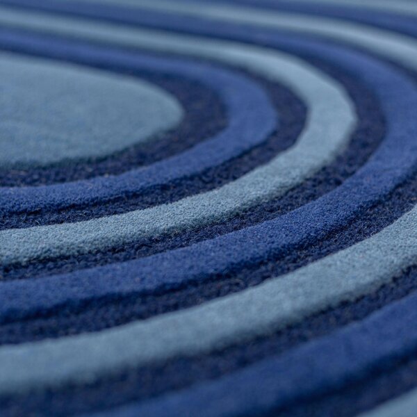 VLNĚNÝ KOBEREC, 120/180 cm tmavě modrá Flair Rugs - Online Only koberce & rohožky, Online Only