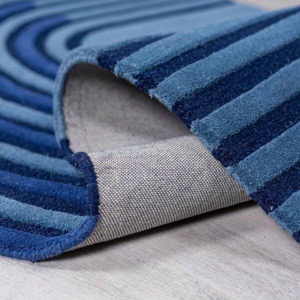 VLNĚNÝ KOBEREC, 120/180 cm tmavě modrá Flair Rugs - Online Only koberce & rohožky, Online Only