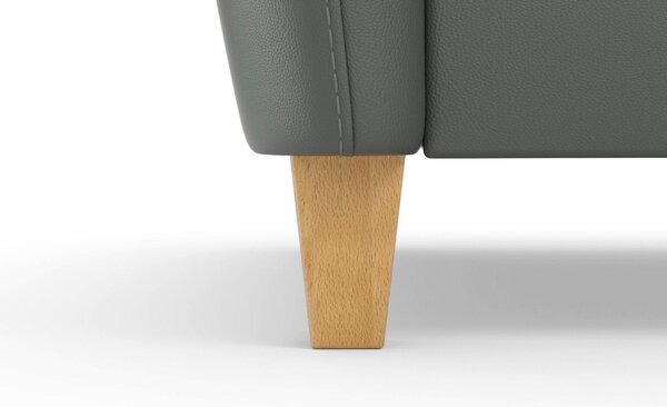 DVOUMÍSTNÁ POHOVKA, antracitová, pravá kůže Sit & More - Pohovky, Online Only