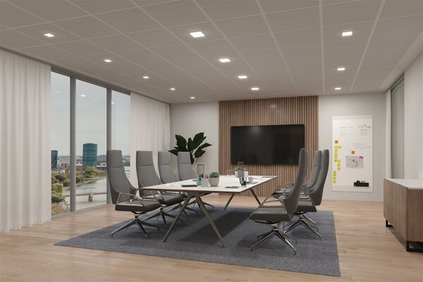 P 79935 VariFit LED vestavné svítidlo Veluna Edge IP44 hranaté 90x90mm 4000K bílá - PAULMANN