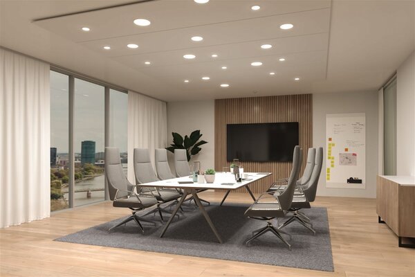 P 79946 VariFit LED vestavné svítidlo Veluna Edge IP44 kruhové 200mm 3000K bílá stmívatelné - PAULMANN