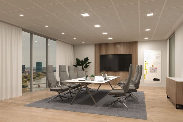 P 79949 VariFit LED vestavné svítidlo Veluna Edge IP44 hranaté 200x200mm 3000K bílá stmívatelné - PAULMANN