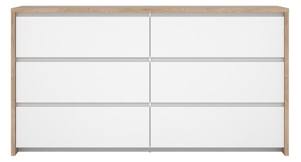 Bílá komoda 157x84x48 cm Next – Tvilum