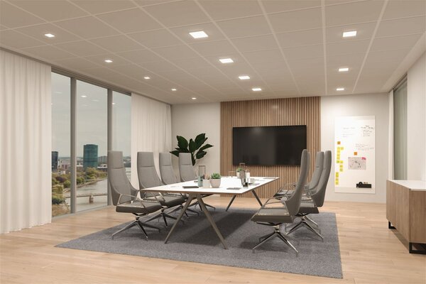 P 79949 VariFit LED vestavné svítidlo Veluna Edge IP44 hranaté 200x200mm 3000K bílá stmívatelné - PAULMANN