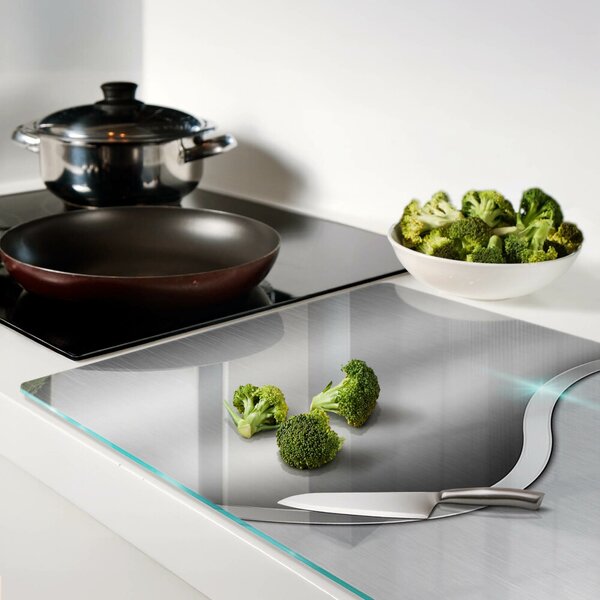Skleněná krájecí deska Moderní design s vlnou ddk-nr-wm-00009123