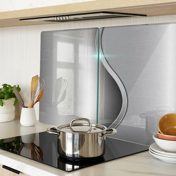 Skleněná krájecí deska Moderní design s vlnou ddk-nr-wm-00009123