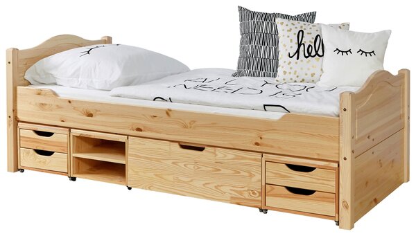 POSTEL S ÚLOŽNÝM PROSTOREM 90/200 cm, MID.YOU - Dětské pokoje sestavy, Online Only