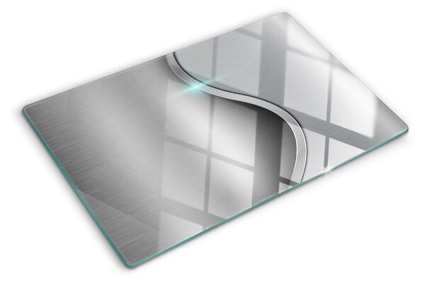 Skleněná krájecí deska Moderní design s vlnou ddk-nr-wm-00009123