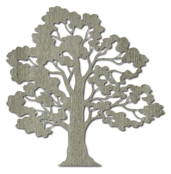 Moderní obraz na stěnu strom bonsai dřevěné překližky topol ERGLIN: Přírodní překližka - Topol přírodní Rozměr 30 x 30 cm 3817-39469 PR0215 HEU+