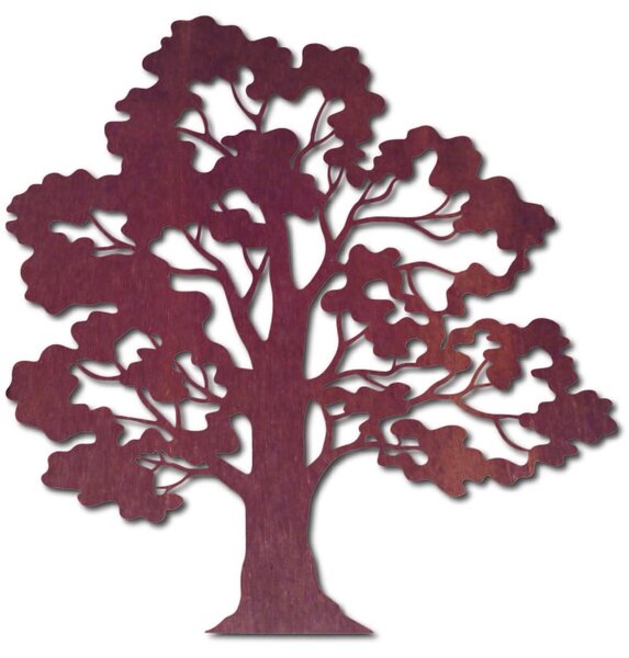 Moderní obraz na stěnu strom bonsai dřevěné překližky topol ERGLIN: Přírodní překližka - Topol přírodní Rozměr 30 x 30 cm 3817-39469 PR0215 HEU+