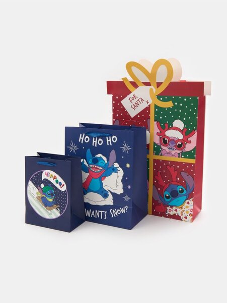 Sinsay - Dárkové tašky Lilo & Stitch 3 pack - vícebarevná