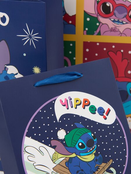 Sinsay - Dárkové tašky Lilo & Stitch 3 pack - vícebarevná