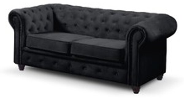 Pohovka Infinity Chesterfield II Tmavě šedá