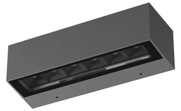 Redo Nástěnné venkovní LED svítidlo AROOS 7,5W, d. 20,5 cm, IP65 Barva: Rezavá, Teplota světla: 3000K