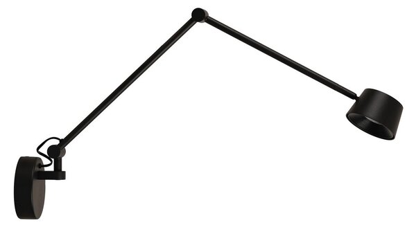 Nástěnná Svítidla ANTIDARK, Direction, stmívatelné, Černá, Obývací pokoj, Kov, Moderní