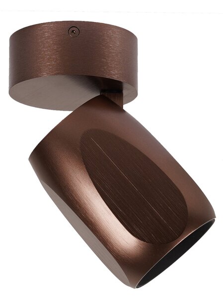 Stropní Lampa ANTIDARK, Facet W70, stmívatelné, Hnědá / Rezavá, Chodba, Kov, Moderní