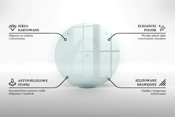 Kulatý skleněný svícen průhledný ppzto-00001