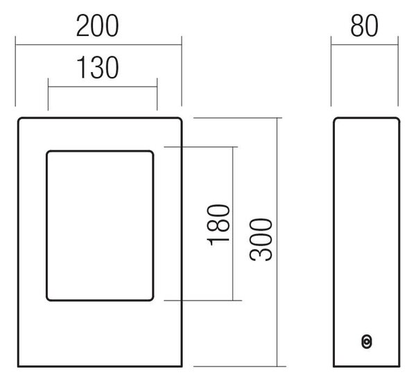 Redo Venkovní LED betonový sloupek SANDER, v.30cm, IP65 Barva: slonovinová, Barva světla: 2700K