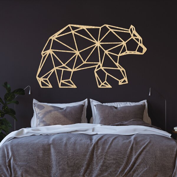 SENTOP | Moderní geometrická dekorace na zeď medvěd I SENTOP PR0240