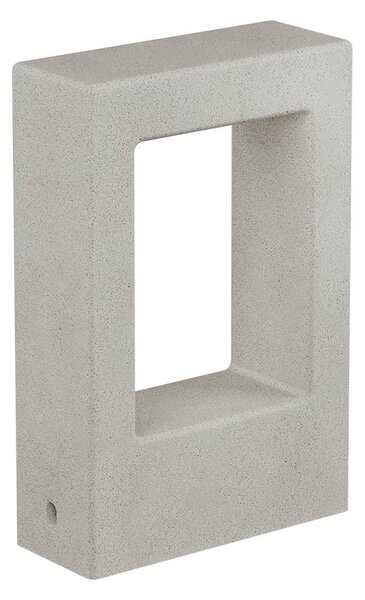 Redo Venkovní LED betonový sloupek SANDER, v.30cm, IP65 Barva: slonovinová, Barva světla: 2700K