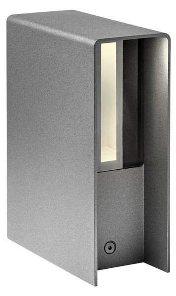 Redo Venkovní nástěnné LED svítidlo IZAR, 11W, v. 17 cm, IP65 Barva: Antracit, Barva světla: 2700K