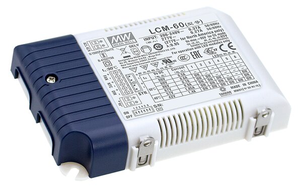 MEAN WELL Proudový LED zdroj LCM-60