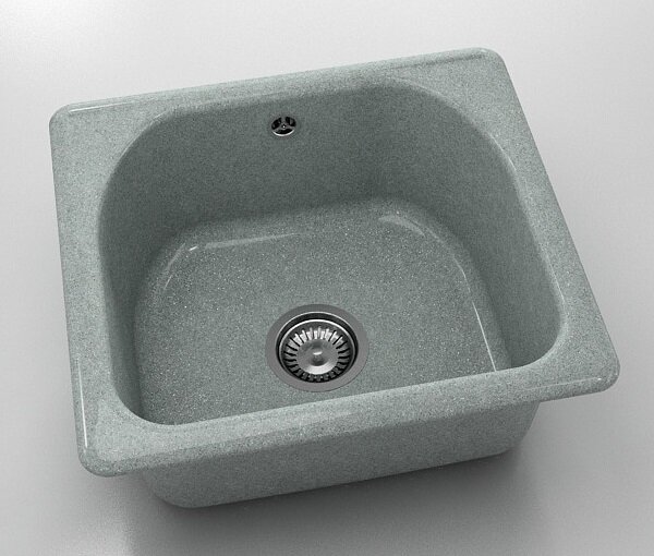 RETRO DŘEZ 51x46cm PLATINUM