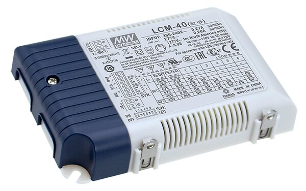 MEAN WELL Proudový LED zdroj LCM-40