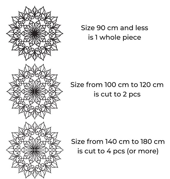 SENTOP | Dřevěná mandala dekorace na zeď I Unikátní design I SENTOP PR0247