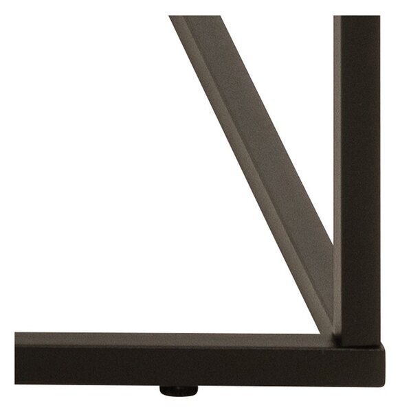 Béžový konferenční stolek s deskou v dekoru mramoru 55x110 cm Barossa – Actona