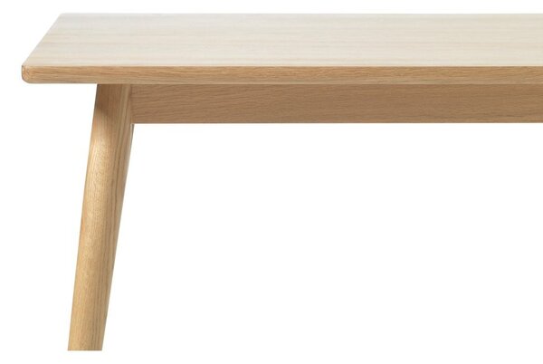 Rozkládací jídelní stůl s deskou v dubovém dekoru v přírodní barvě 150x90 cm Barrali – Unique Furniture