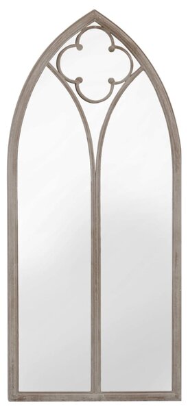 Zahradní zrcadlo pískové 70 x 30 cm železo pro použití venku