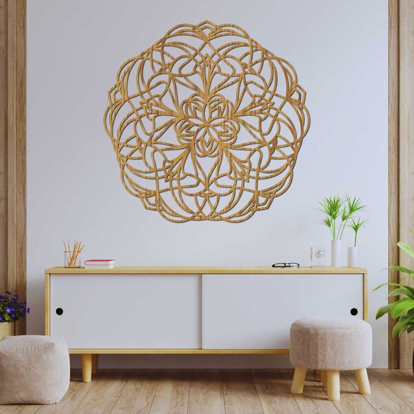 SENTOP | Elegantní dřevěná mandala – Stylová nástěnná dekorace | SENTOP PR0250