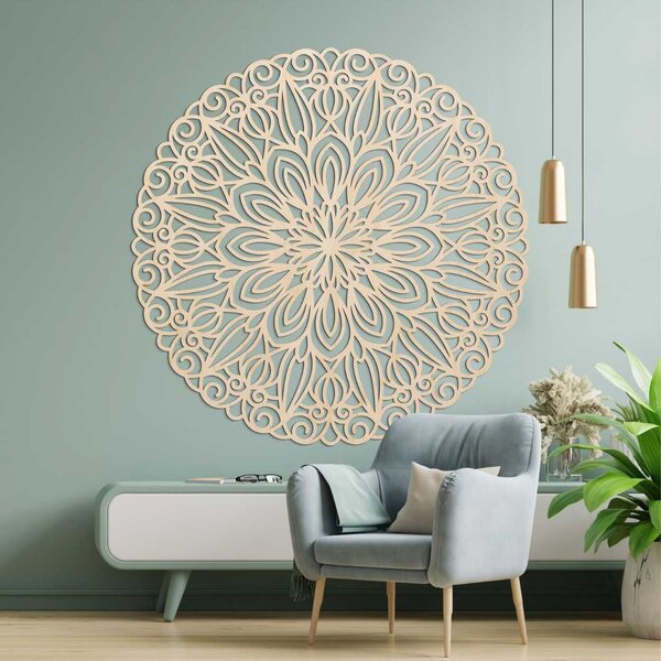 SENTOP | Dřevěná mandala na zeď – elegantní dekorace I SENTOP PR0249
