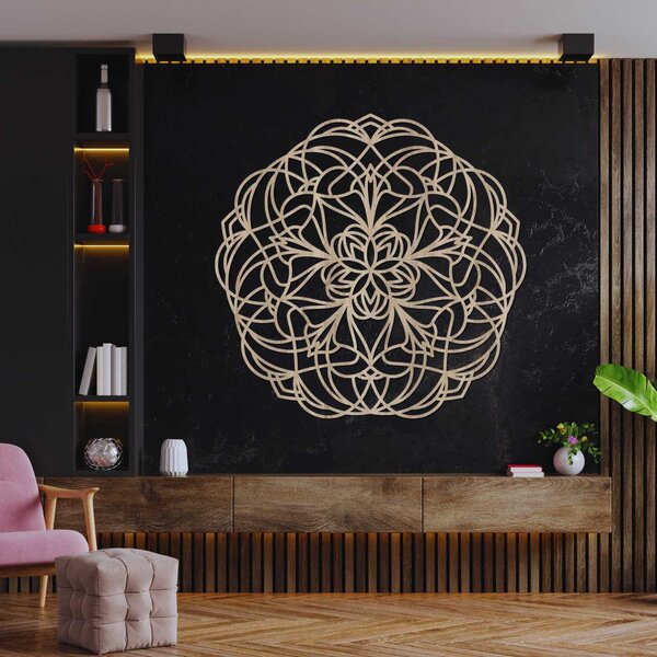 SENTOP | Elegantní dřevěná mandala – Stylová nástěnná dekorace | SENTOP PR0250