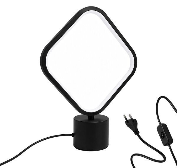 Toolight Rea, Noční LED lampička LHJ124-T Černá, OSW-03279