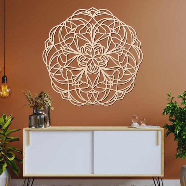 SENTOP | Elegantní dřevěná mandala – Stylová nástěnná dekorace | SENTOP PR0250