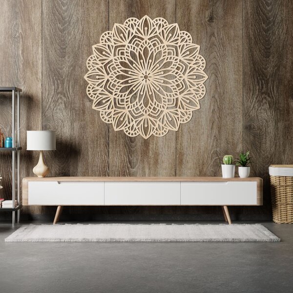 SENTOP | Dřevěná mandala na zeď - Elegantní dekorace | SENTOP PR0252