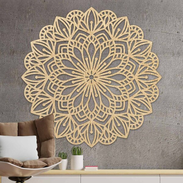 SENTOP | Dřevěná mandala na zeď - Elegantní dekorace | SENTOP PR0252